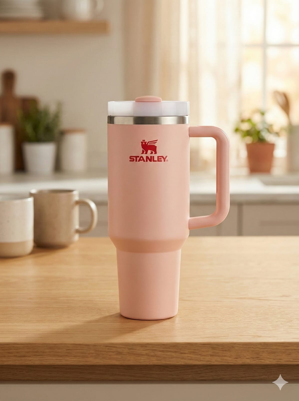 Stanley Insulated Tumbler with Handle –Stainless Steel Travel Mug, Kee –  Balaji Home Essentials