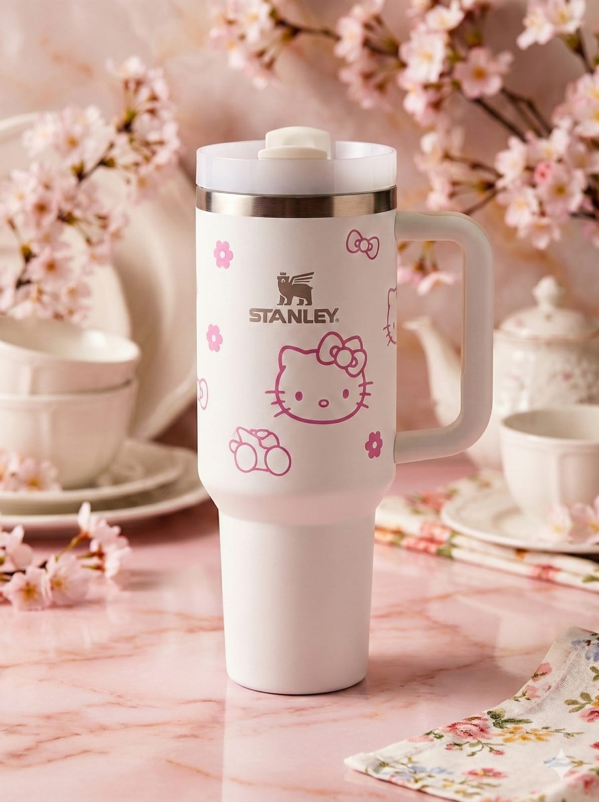 Stanley Insulated Tumbler with Handle –Stainless Steel Travel Mug, Kee –  Balaji Home Essentials
