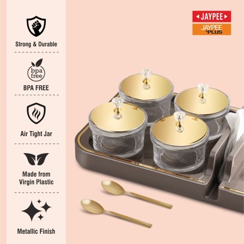 Jaypee Nutnap Klass Festive Jar Set with Tray