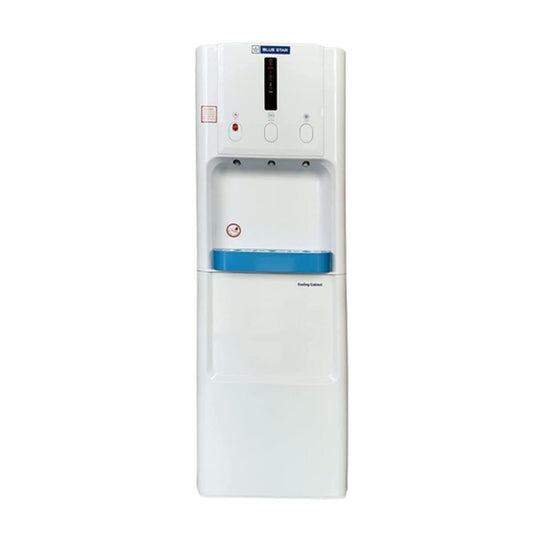 Blue Star UASeries Bottled Water Dispenser 3 Tap For (Hot, Cold, Normal) | 5 Litre/Hour Water Capacity, Carbon Block, White