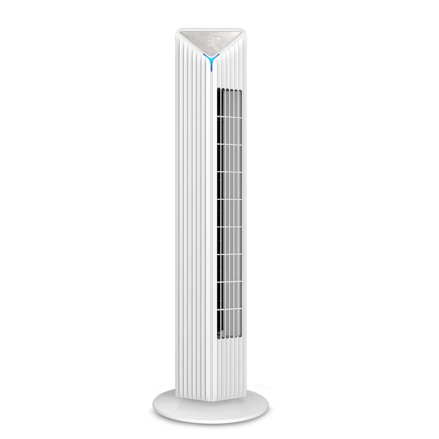 GM Fortune Bladeless Tower Fan with Air Purifier | Super Silent Operation | 90° Horizontal Oscillation | 3 Speed Modes | Up to 8 Hours Timer | Remote for Easy Access | Stylish, Compact Design - White