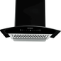 FABER SUNNY IN HC SC FL LG 60cm 1200m3/hr Ducted Auto Clean Wall Mounted Chimney with Touch & Gesture Control (Black)