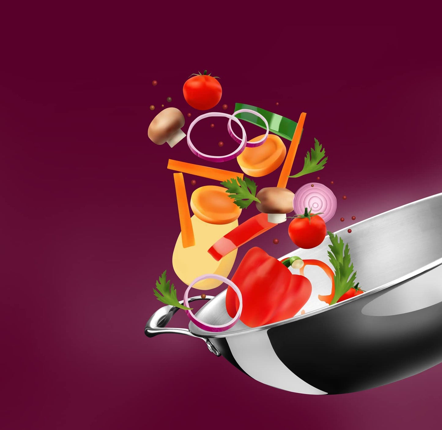 Devidayal Triply Stainless Steel Kadhai with 5 Year Warranty, (26cm | 3.5 LTRS | Silver |Stainless Steel |Induction and Dishwaser Comptible | Easy to Cook), Comes with Lid