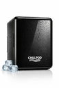 ChillPod 6-Can Mini Fridge | Portable Thermoelectric Cooler | Compact Personal Refrigerator for Home, Office & Travel- Black