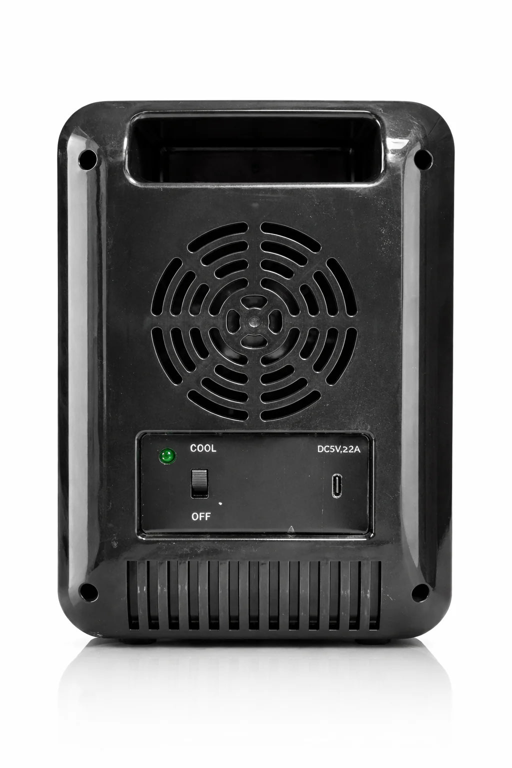 ChillPod 6-Can Mini Fridge | Portable Thermoelectric Cooler | Compact Personal Refrigerator for Home, Office & Travel- Blue