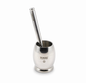 Toral Dholak Shape Stainless Steel Khalbatta | Silver | 1 Pc- 3”