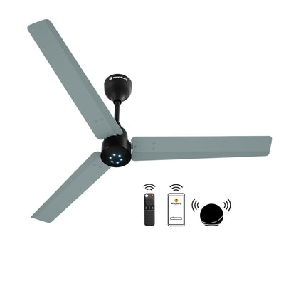 Atomberg Renesa Smart 1200mm BLDC Ceiling Fan with IoT &amp; Remote | Energy Efficient Ceiling Fan | Ceiling fan for Living Room | High Air Delivery with LED Indicators (Misty Teal)