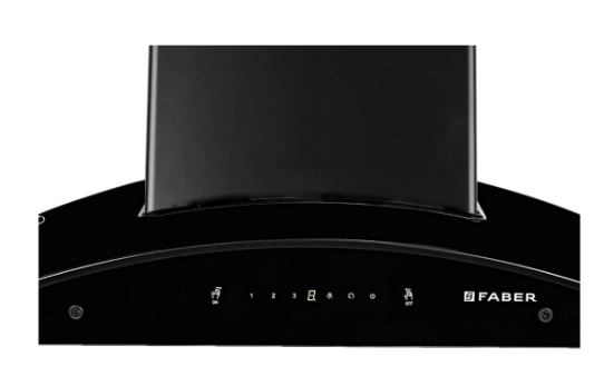 Faber HOOD MAGNUS IN HC SC FL EBK 75 Wall Mounted Black Chimney