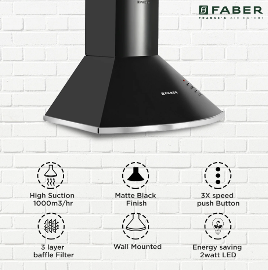 FABER CLASS PRO CHIMNEY PB BK LTW 60