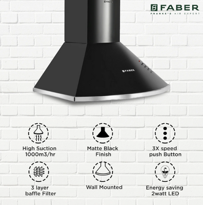 FABER CLASS PRO CHIMNEY PB BK LTW 60