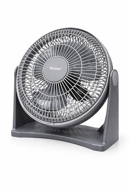 Skyline 12 Inch Desk/Table Fan (VTL-2444) | High-Speed Air Delivery | 3-Speed Control | Low Noise | Energy Efficient Table Fan