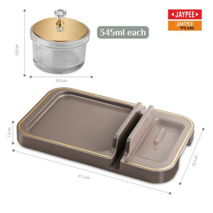 Jaypee Nutnap Klass Festive Jar Set with Tray