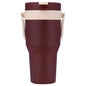 Oliveware Titan 750 ml Traveller Mug | Stainless Steel Inner | Insulated Plastic Body | Hot & Cold Beverage Travel Cup- Brown